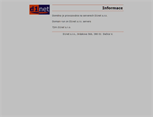 Tablet Screenshot of home.d1net.cz